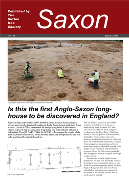 Is This the First Anglo-Saxon Long- House to Be Discovered in England? N