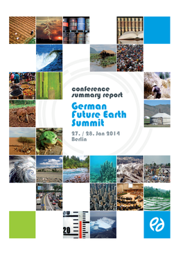 Conference Summary Report German Future Earth Summit 27