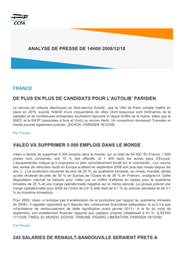 France De Plus En Plus De Candidats Pour L'autolib