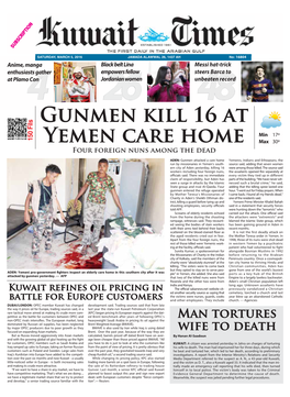 Gunmen Kill 16 at Yemen Care Home