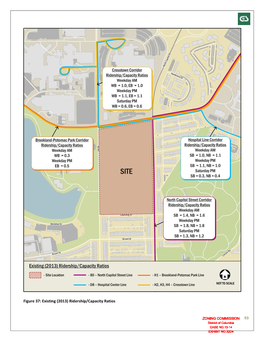 93 Figure 37: Existing (2013) Ridership/Capacity Ratios