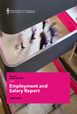 Employment and Salary Report 2020-2021