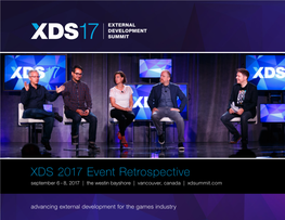 XDS 2017 Event Retrospective September 6 - 8, 2017 | the Westin Bayshore | Vancouver, Canada | Xdsummit.Com