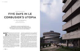 Five Days in Le Corbusier's Utopia