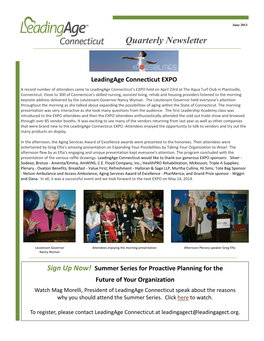 Quarterly Newsletter