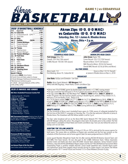 Akron Zips (0-0, 0-0 MAC) Dec