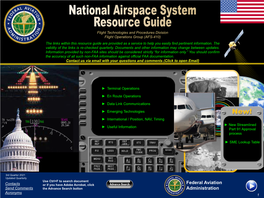 National Airspace System Resource Guide for U.S. Operators