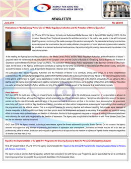 NEWSLETTER June 2019 No