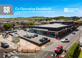 Co-Operative Foodstore Landguard Road, Shanklin, Isle of Wight, PO37 7JR