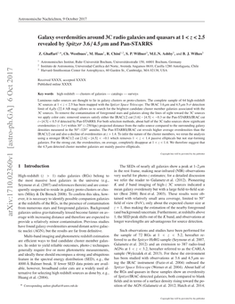 Galaxy Overdensities Around 3C Radio Galaxies and Quasars at $1< Z< 2.5