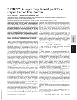 A Simple Computational Predictor of Enzyme Function from Structure