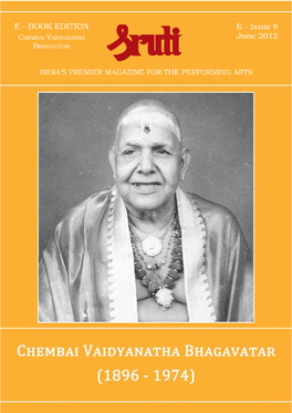 Chembai Vaidyanatha Bhagavatar 'Uttama Gayaka'