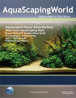 Aquascaping World Magazine September 2008