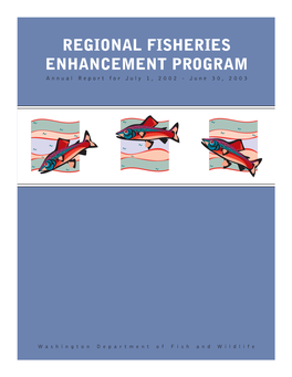 Washington Regional Fisheries Enhancement Program 2003