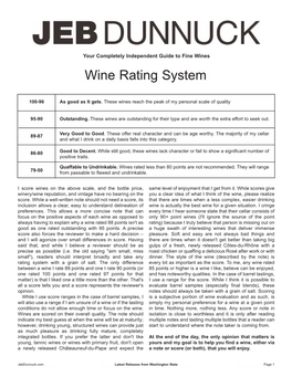 Wine Rating System