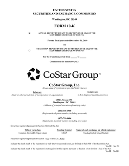 Costar Group, Inc. 10K 2020 V1