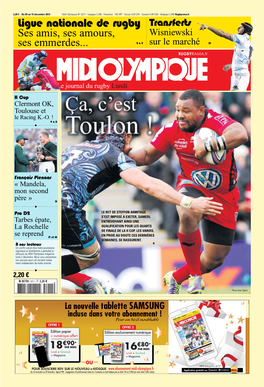 Ligue Nationale De Rugby Transferts Ses Amis, Ses Amours, Wisniewski Ses Emmerdes