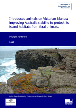 Improving Australia's Ability to Protect Its Island Habitats from Feral Animals