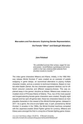 Exploring Gender Representation, the Female