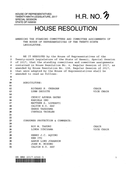 House Resolution