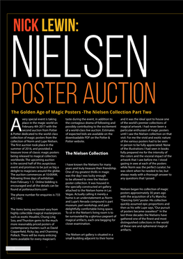 Nielsen's Favorite Posters at Upcoming Auction