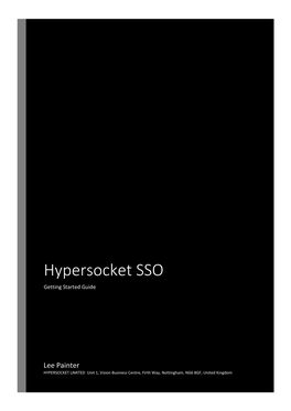 Hypersocket SSO Getting Started Guide
