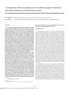 Upper Cretaceous) and Modern Himalayan Foreland Basin Systems