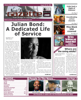 Julian Bond: a Dedicated Life of Service