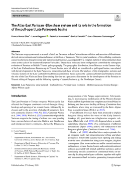 The Atlas-East Variscan -Elbe Shear System and Its Role in the Formation of the Pull-Apart Late Palaeozoic Basins