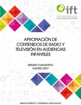 Apropiación De Contenidos De Radio Y Televisión En Audiencias Infantiles