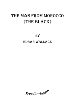 The Man from Morocco (The Black)