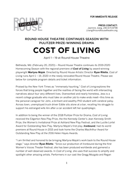 Cost of Living