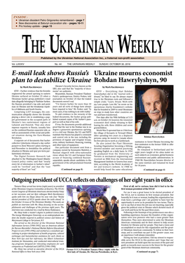 The Ukrainian Weekly, 2016