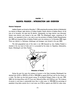 Madhya Pradesh : Introduction and Overview