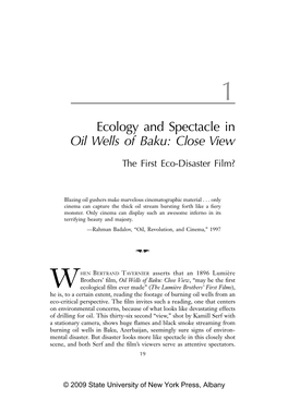 Ecology and Spectacle in Oil Wells of Baku: Close View