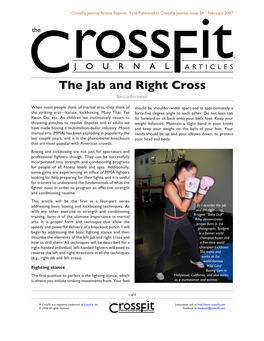 The Jab and Right Cross Becca Borawski