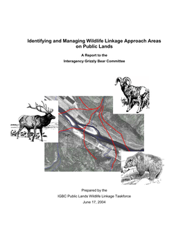 Identifying and Managing Wildlife Linkage Approach Areas on Public Lands