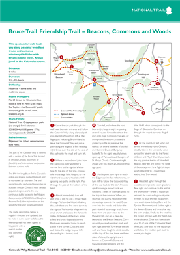 Bruce Trail Friendship Trail – Beacons, Commons and Woods