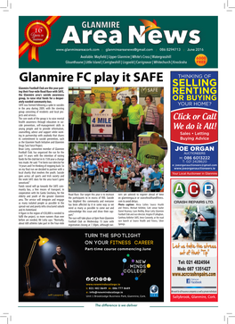 Glanmire FC Play It SAFE