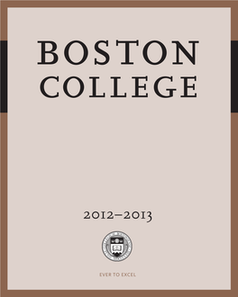 Ever to Excel Boston College Chestnut Hill Massachusetts 02467 617-552-8000