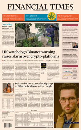 UK Watchdog's Binance Warning Raises Alarm Over Crypto-Platforms