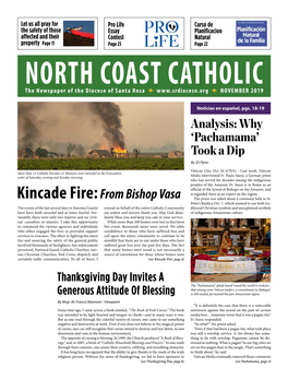 Kincade Fire:From Bishop Vasa