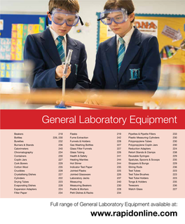 General Laboratory Equipment