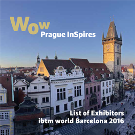 List of Exhibitors Ibtm World Barcelona 2016