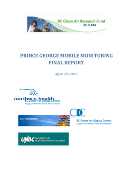 Prince George Mobile Monitoring Final Report