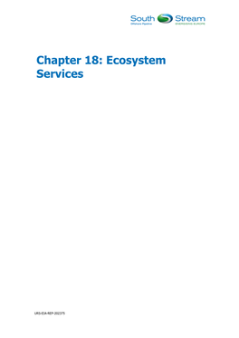 Chapter 18: Ecosystem Services