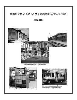 Directory of Kentucky's Libraries and Archives
