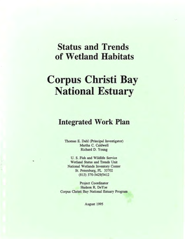 Status and Trends of Wetland Habitats: Corpus Christi Bay National Estuary