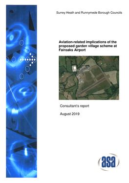 Ltd Aviation-Related Implications of the Proposed Garden Village Scheme At