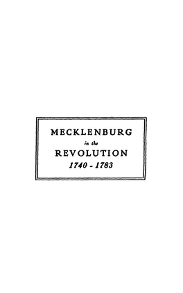 Mecklenburg Revolution